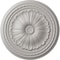 Ekena Millwork Alexa Ceiling Medallion (Fits Canopies up to 2 7/8"), 20 1/2"OD x 1 7/8"P, Ultra Pure White CM20ALUWF - alternate 1